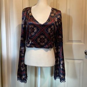 Large Band of Gypsies crop top